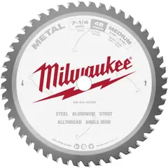 MILWAUKEE - Hoja para Sierra Circular de Metal 48 Dientes de 18.41 cm
