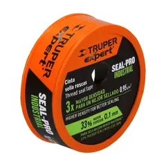 TRUPER - Cinta Teflón Industrial De 1/2'', Largo 13 Metros, Multiusos