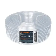 TRUPER - Manguera De Nivel 100 Metros, Diámetro 1/4'', Espesor 0.7 Mm