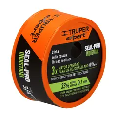 TRUPER - Cinta Teflón Industrial De 3/4'', Largo 13 Metros, Multiusos