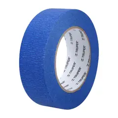 TRUPER - Cinta De Enmascarar Para Pintar Color Azul De 50 Mt X 36 Mm