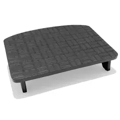 ERGONOMUS - Descansapies Oval Negro