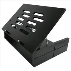 ERGONOMUS - Soporte Portatil 5 Alturas Madera Negro