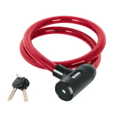 HERMEX - Guaya De Seguridad De 1.20 M X 20 Mm Uso Rudo, Con 2 Llaves