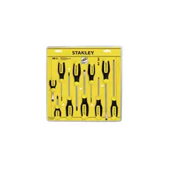 STANLEY - Juego de Destornilladores Acanalado 10 Piezas Ref STHT60799