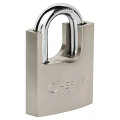 HERMEX - Candado De 60 Mm De Hierro Con Coraza Y 3 Llaves Anti-ganzúa