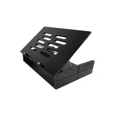 ERGONOMUS - Soporte Portatil 5 Alturas Madera Negro