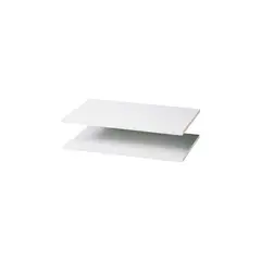 STOW - Repisa Ajustable Easy Track Blanca para Sistemas de Clóset
