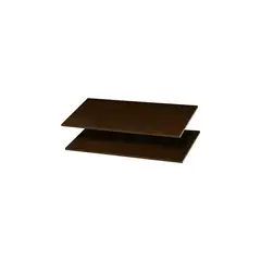 STOW - Repisa Ajustable Easy Track Color Trufa para Sistemas de Clóset