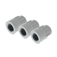 PCP - Paqx3und Adaptador Macho Inserto Metl 1/2plg