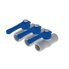 PCP - Paqx3und Val Bola 1/2plg Pvc Soldar Man Larga