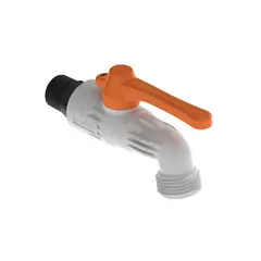 PCP - Llave Jardín Rosca 1/2 Pulgada Inserto Nylon