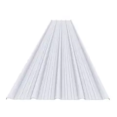 KLAR - Teja Blanca 5.9 x 1.07 m 2 mm Cresta Alta Upvc