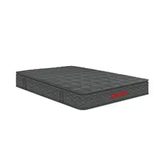 GENERICO - Colchón Doble Pullman Mohnblatt Btu Gris 140X190