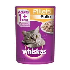 WHISKAS - Alimento Húmedo Pouch Pollo 85 G