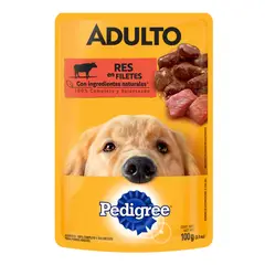PEDIGREE - Alimento Húmedo Para Perro Panc Pouch Res 100g