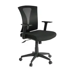 ERGONOMUS - Silla Gerente Praga Brazos Ajustables Negro