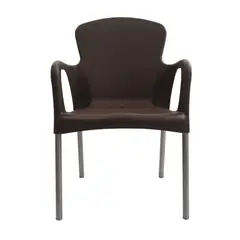 ERGONOMUS - Silla Cafeteria Eva Con Brazos Café