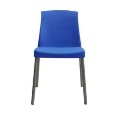 ERGONOMUS - Silla Cafeteria Eva Sin Brazos Azul Oscuro