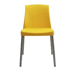 ERGONOMUS - Silla Cafeteria Eva Sin Brazos Amarillo