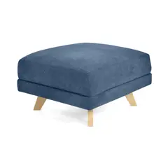 HOGAR VENECIA - Puff Lisboa Tela 41X67X75 Indigo