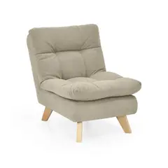 HOGAR VENECIA - Poltrona Toulouse Tela Taupe