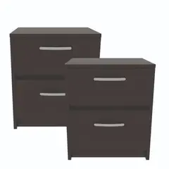RTA DESIGN - Setx2 Mesa De Noche Kasper 2 Cajnes Wengue