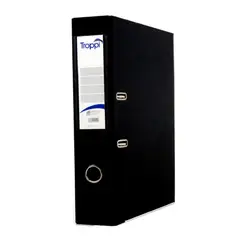 TROPPI - Carpeta Legajadora Az Negra Tamaño Carta