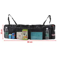 VELBROS - Organizador Baúl Carro Silla Malla Maletin Herramienta Bolsa Forro Negro