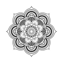 ADAZIO - Vinilo Decorativo Mandala Agra Xl 150X150