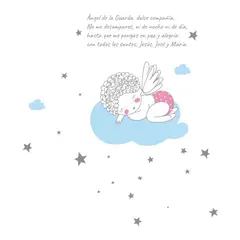 ADAZIO - Vinilo Deco Ángel De La Guarda Xl 184X200