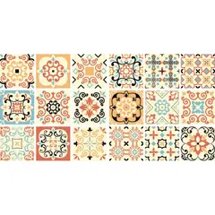 ADAZIO - Vinilo Decorativo Azulejos Aveiros L 150X75