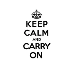 ADAZIO - Vinilo Decorativo Texto Keep Calm L 62X110