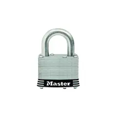 MASTER LOCK - Candado Laminado 5.08cm Con Grillete Acero Inoxidable