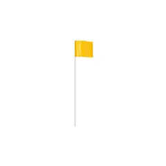 EMPIRE LEVEL - Bandera Con Estaca Color Amarillo De 6.35 X 8.89 X 53.34 cm