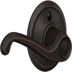 SCHLAGE LOCK - Picaporte Fijo Flair Mano Izq Bronce Envejecido