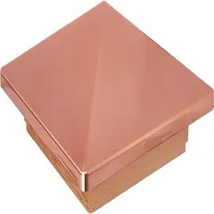 DECKORATORS - Tapa para Poste 15.24 X 15.24 cm Cedro Cobre