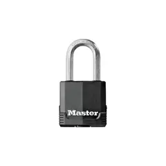 MASTER LOCK - Candado De Acero Vertical Con Llave Diferente De 3.81 cm