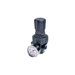 TRU FLATE - Regulador de Tuberia de Aire Compacta con Medidor de 0.95 cm