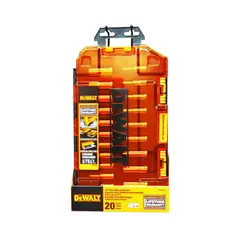 DEWALT - Juego de Llaves de Dados Profundos con Mando de 0.63 cm