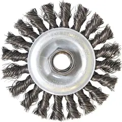 WEILER - Cepillo Circular Alambre Grueso Enredado 10.16 cm