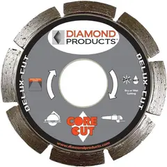 DIAMOND PRODUCTS - Disco Segmentado 10.16 cm X 0.20 cm X 7/8