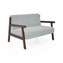 ROCA - Sofá Segovia 76X116X78 Tela Plata