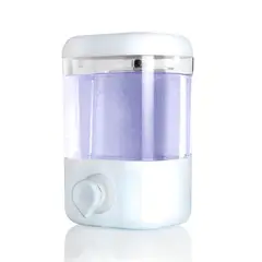 ENERGY PLUS - Dispensador De Gel Antibacterial/Jabón Líquido Plástico Blanco 500 Ml De 17X11 Cm