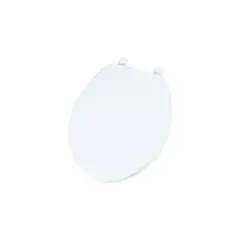 MAYFAIR - Asiento De Inodoro Redondo De Plastico Color Blanco