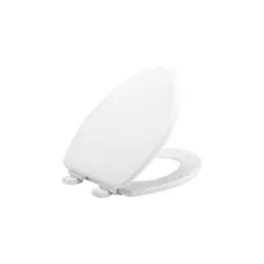 MAYFAIR - Asiento De Inodoro Madera Esmaltada Elongado Blanco