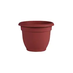 BLOEM - Maceta De Plástico Rojo Oscuro De 40.64 cm