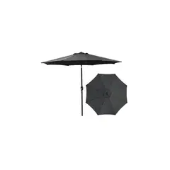 SEASONAL TRENDS - Parasol Central sin Base Hexagonal Color Negro 2,74M