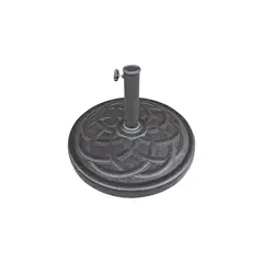 SEASONAL TRENDS - Base para Parasol Color Negro X 18 Kg