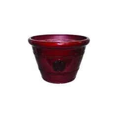 SOUTHERN PATIO - Matera Cerámica Cónica 30.48cm Rojo